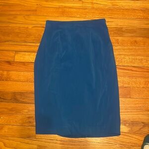 Blue size 8 pencil skirt